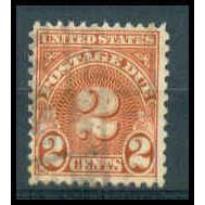 Used J81 2c Postage Due Fine WA1290