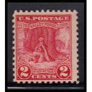 645 2c Valley Forge Just Clears MNH O0944