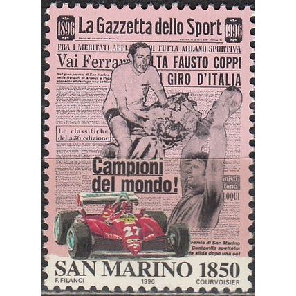 San Marino 1996 Michel 1675 Neuf ** Cote (2006) 1.70 Euro Gazzetta dello Sport