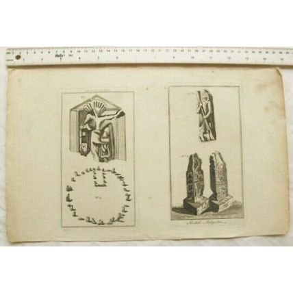 Vintage engraving: British Antiquities