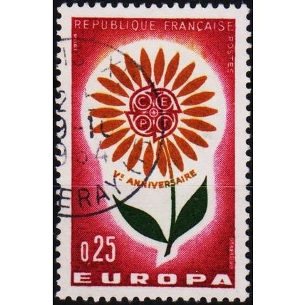 France. 1964 25c S.G.1662 Used