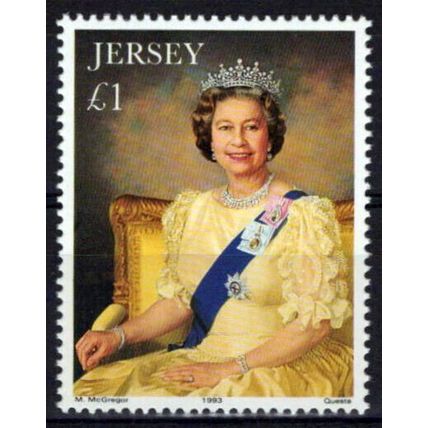 Jersey 505 MNH Queen Elizabeth II Coronation 40th Anniv. ZAYIX 0524S0052M
