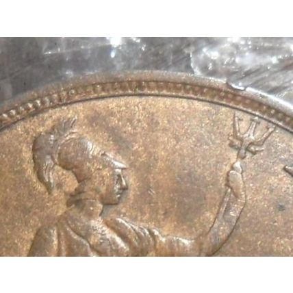 1891 Victoria penny.