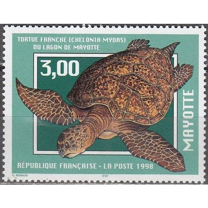 Mayotte 1998 Michel 43 Neuf ** Cote (2002) 2.40 € La tortue franche