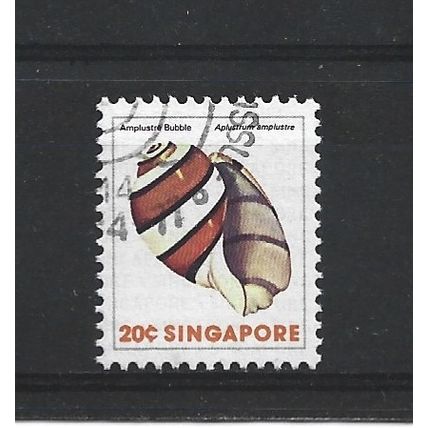 Singapore.SG293 20c Amplustre or Royal Paper Bubble.Fine Used.Jun25