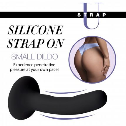 Silicone Strap-On Small STRAP U ATTACHMENT Pegging Peg Starters Beginners US S&H