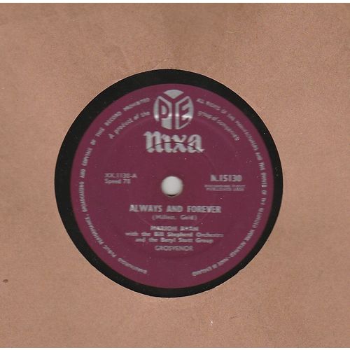 Always & Forever / Oh I'm falling in Love Again Marlon Ryan 1958 pop music