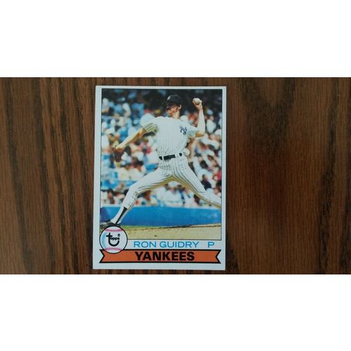 1979 Topps Card # 500 Ron Guidry Very Good-Excellent (4) New York Yankees