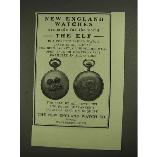 1903 The New England Watch Co. Ad - The Elf
