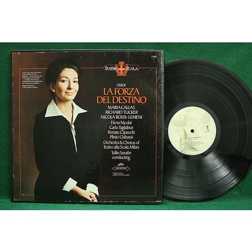 Callas/Tucker/Serafin - Verdi: La Forza Del Destino - 3-LP - IC 6088 - NM