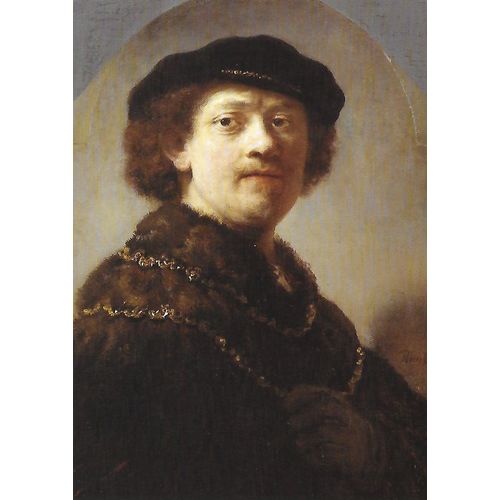 C-37372X: Rembrandt (Harmensz.) Van Rijn (1606-1669): Self-portrait (P52).