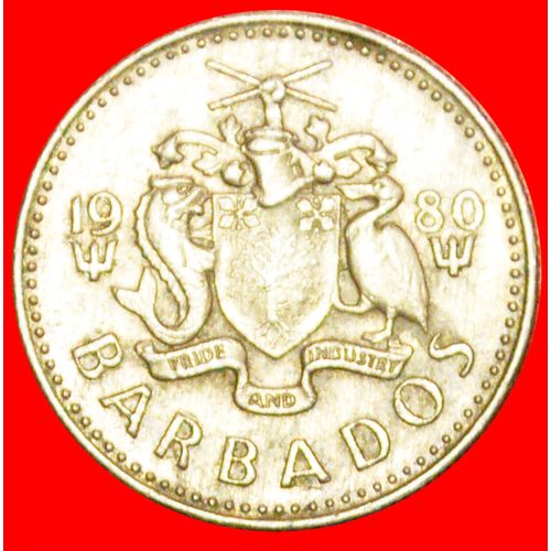 GREAT BRITAIN (1973-2005): BARBADOS ★ 10 CENTS 1980! LOW START★ NO RESERVE!