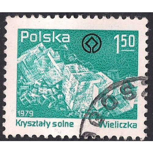 POLAND, Salt Crystals, Wieliczka, green-blue 1979, 1.50 Zl