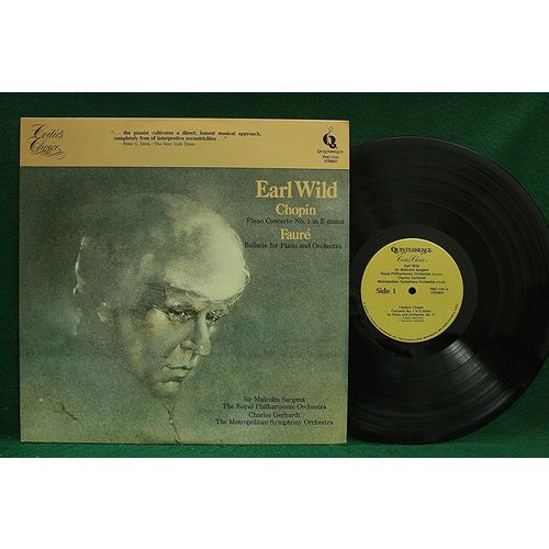 Wild, Piano/Sargent/Gerhardt - Chopin: Con. No. 1/Faure: Ballade - PMC 7141 - NM