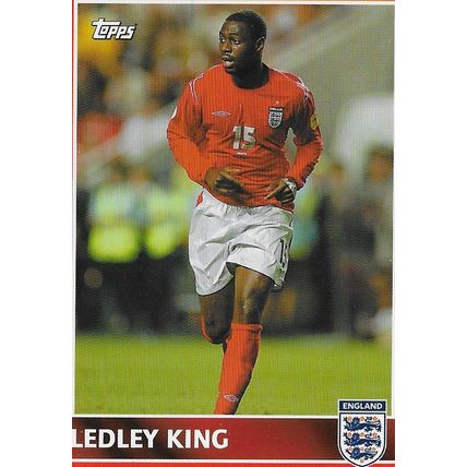 Topps ENGLAND 2005 Trading Card: Team England - 21, King (Ledley)