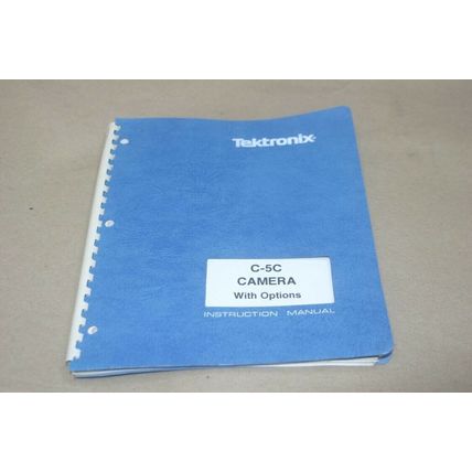 TEK Tektronix C-5c Camera Instruction users guide oparating Manual 070-5615-00