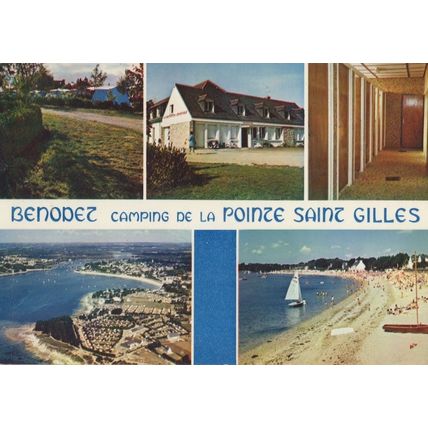 Benodez Camping at Pointe Saint Gilles French Postcard