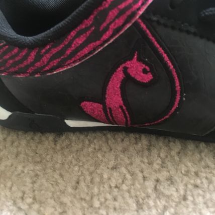 Baby Phat Girls Black Pink Casual Sneakers Shoes Low Top Choose Your Size