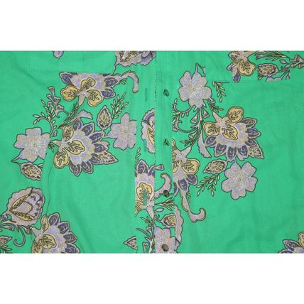 Womens Blous Long sleeve Button up Shirt Size XL Green NY & Company New York