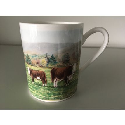 HUDSON MIDDLETON MUG - HEREFORD COWS