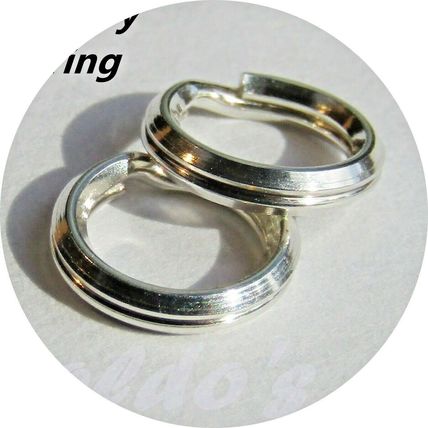 Stirling Silver Split Ring Charm Holder British Supplier 7mm Heavy Gauge C4
