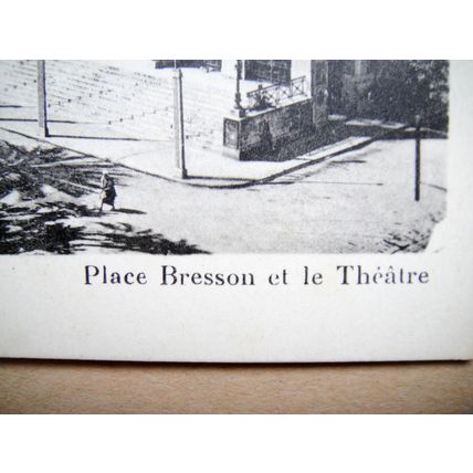 Postcard, Dated 1942, Alger ( Algiers ), Place Bresson et le Theatre, L&Y Alger