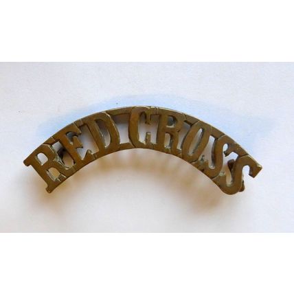 Original British Red Cross Society Shoulder Title Badge