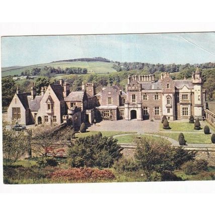 Abbotsford House Melrose Postcard unused crease