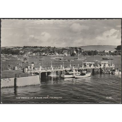 The Prince of Wales Pier, Falmouth, Cornwall, c.1950s - RP Postcard