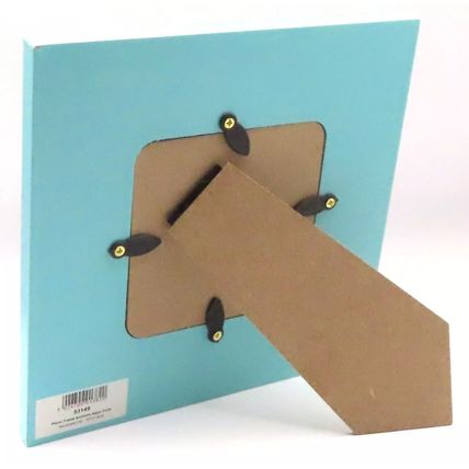 Beach Theme Photo Frame Blue with Anchors 15 CM Shabby Chic Home Decor Gift