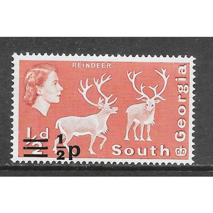 SOUTH GEORGIA 1971 QE2 REINDEER MNH UNMOUNTED MINT SG18 18 SG