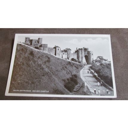 1954 fr RP Postcard - Main Entrance, Dover Castle - Kent