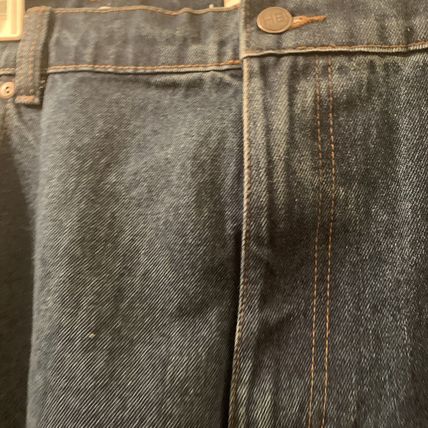 Harbor Bay Men's Big & Tall Blue Jeans Pockets Rugged Loose Fit Size 48x34