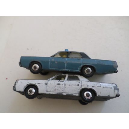 Vintage x 7 - Matchbox - Die Cast - Cars - Farm Tractor - Trailer