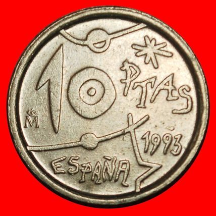 Ⰶ MIRO (1893-1983): SPAIN ★ 10 PESETAS 1993! JUAN CARLOS I ★LOW START★NO RESERVE