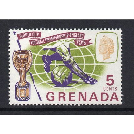 Grenada - 1966 - 5c World Cup (sg246) Mint Hinged
