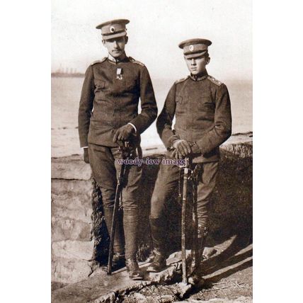 rs1671 - Crown Prince Boris III & Prince Kyril of Bulgaria - print 6x4