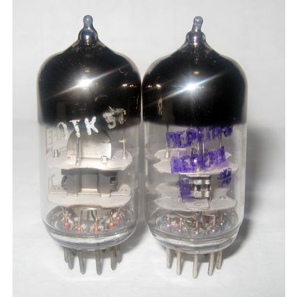 6S4P-E / EC86/ PC86 ~WE417A USSR HF TRIODE Vacuum Tube NEW, TESTED 2pcs 1960-70s