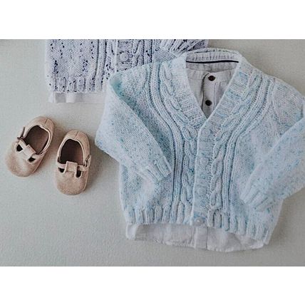 Knitting Pattern for Baby Cardigans in DK Wool Sirdar 5351