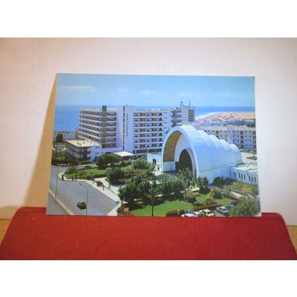 PLAYA DE EL INGLES, MASPALOMAS, GRAN CANARIA, SPAIN used postcard 1984 pm =