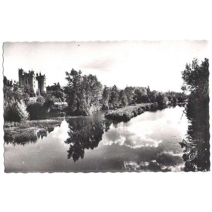 49 - Montreuil-Bellay - le château et le Thouet