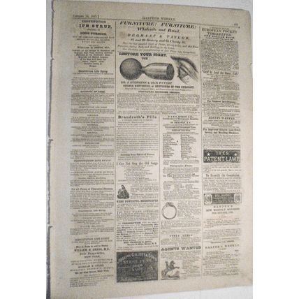 The new military toy of the "peace party" .. Harper's Weekly October 14, 1865