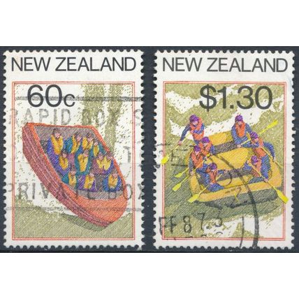 Tourism: 60c & $1.30 - New Zealand 1987 - F H - SG 1411 & 1416