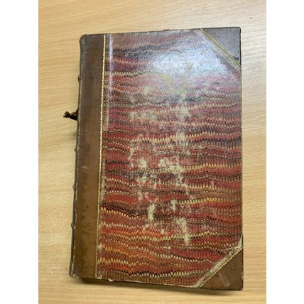 RARE* c1800s "THE WORKS OF OLIVER GOLDSMITH" VICAR WAKEFIELD ANTIQUE BOOK (P6)