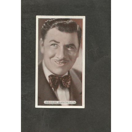 Ardath Famous Film Stars 1934 #17 George Bancroft