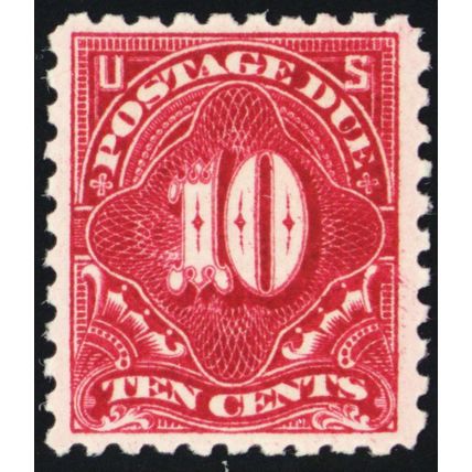 J56, Mint VF NH 10¢ - Postage Due Stamp - Stuart Katz