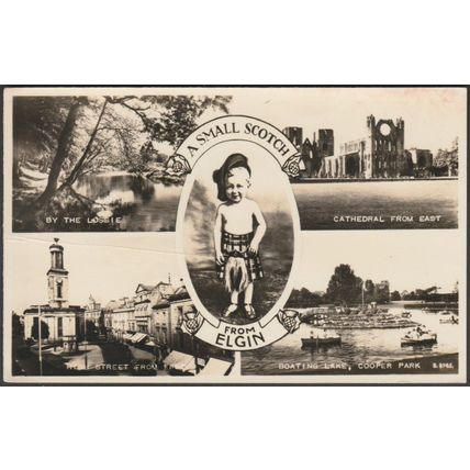 A Small Scotch from Elgin, Morayshire, 1957 - Valentine's RP Postcard