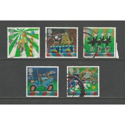 Great Britain 2002 Europa / Circus, used set. SG2275-9