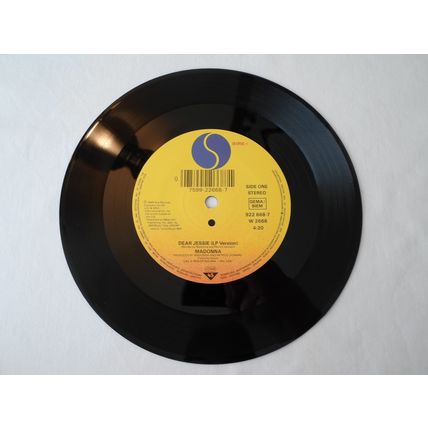 7"MADONNA.1989.DEAR JESSIE,SIRE W2668.TILL DEATH DO US PART.MADE IN GERMANY.N M