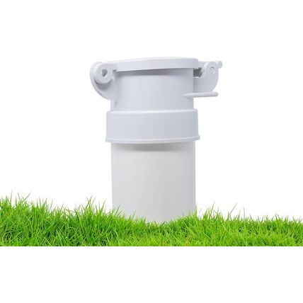 Footloose 4" Sewer Cap for RV Sites/Campgrounds | Odorless, Self-Closing, Easy t